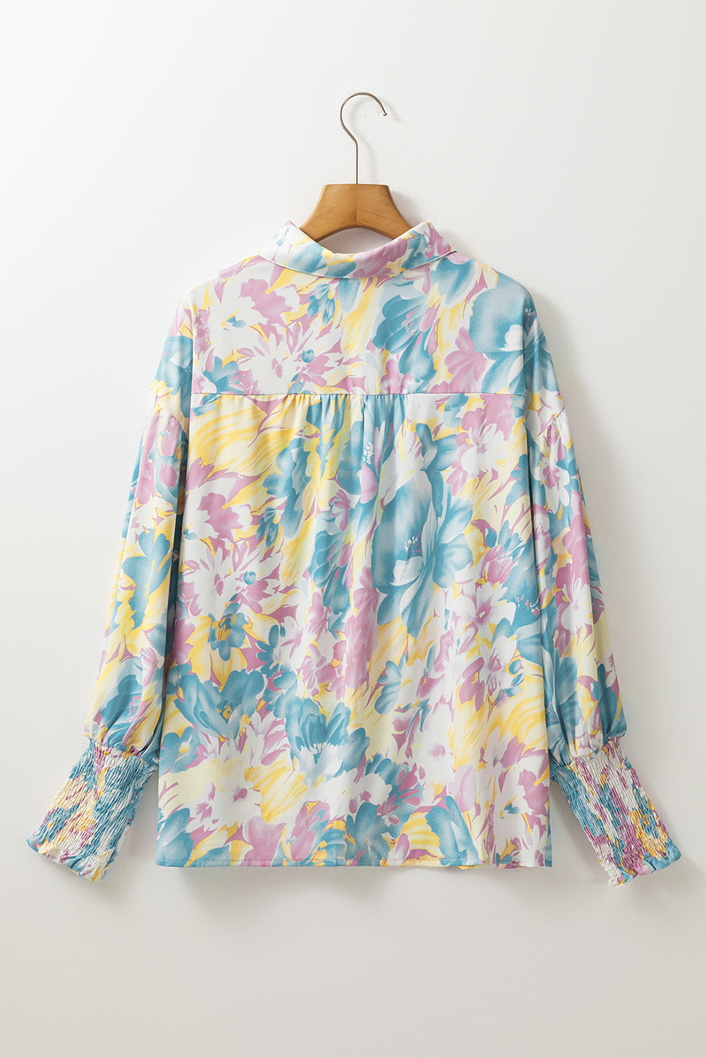 Yellow Floral Oversized Blouse