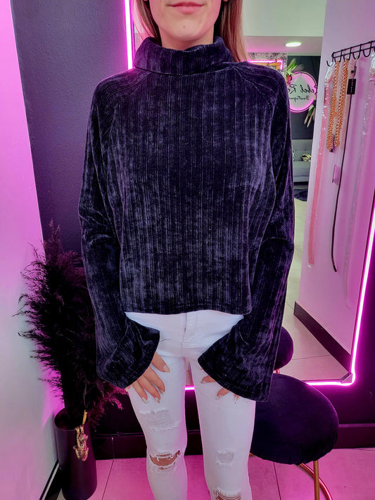 Black Chenille Jersey