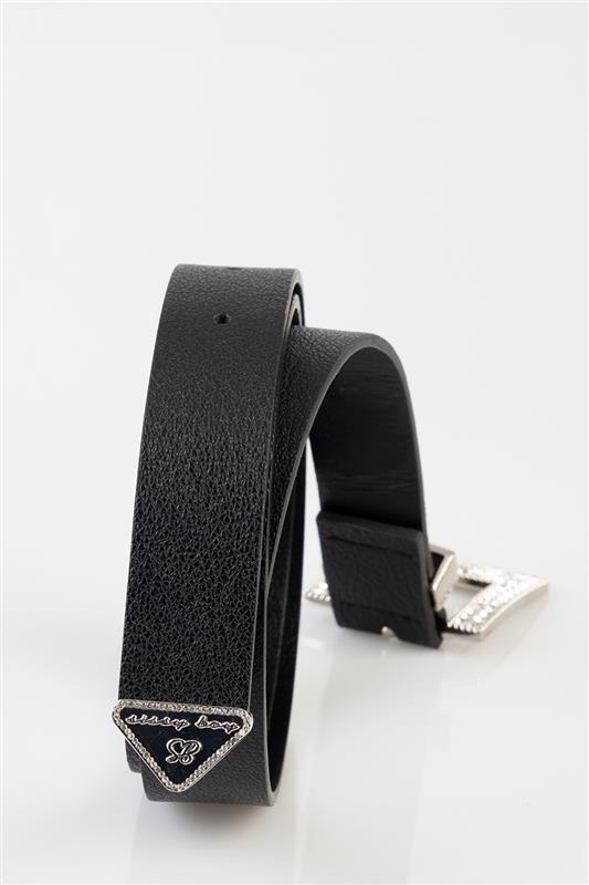 Sissy Boy Black Diamante belt