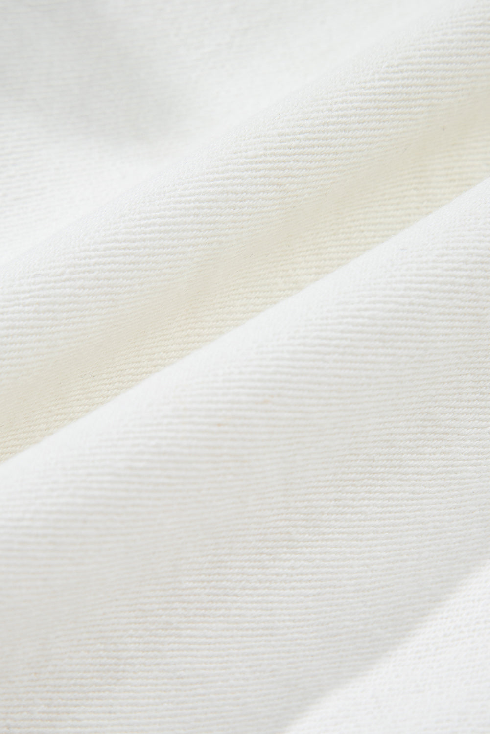 White High Waist Denim Shorts