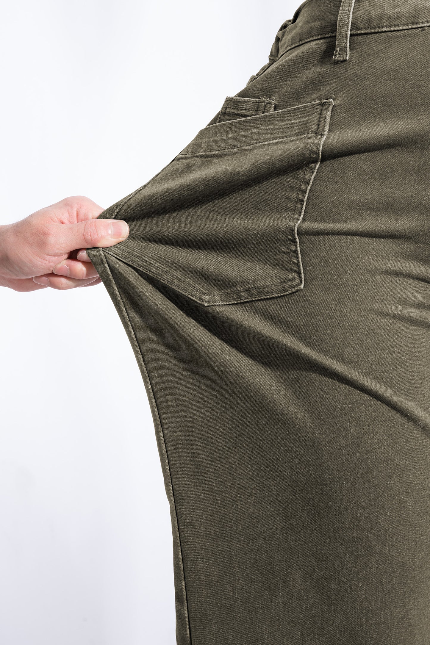Ankle-length Barrel Jeans