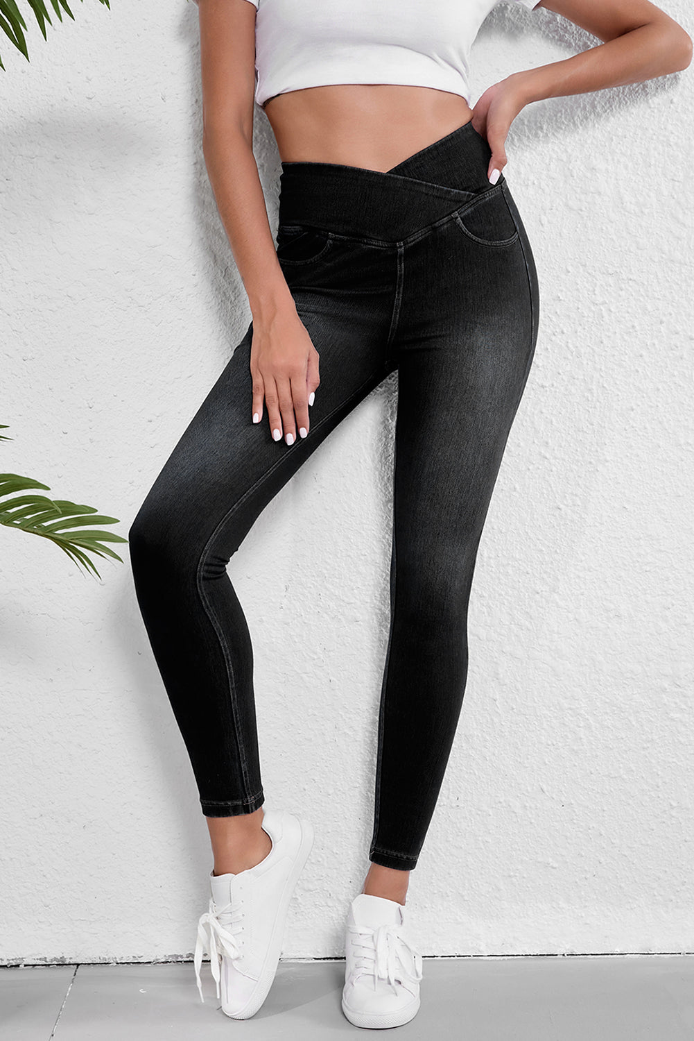 Black Slim Fit Jeggings