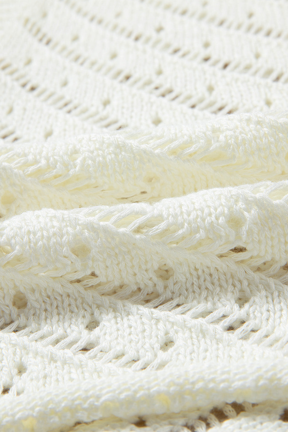 White Crochet 2 Piece Beach Dress