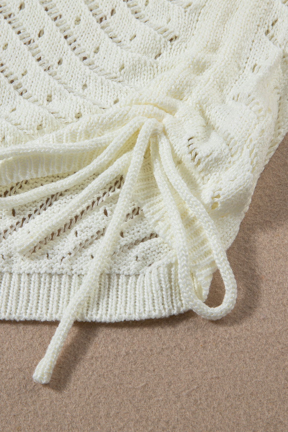 White Crochet 2 Piece Beach Dress
