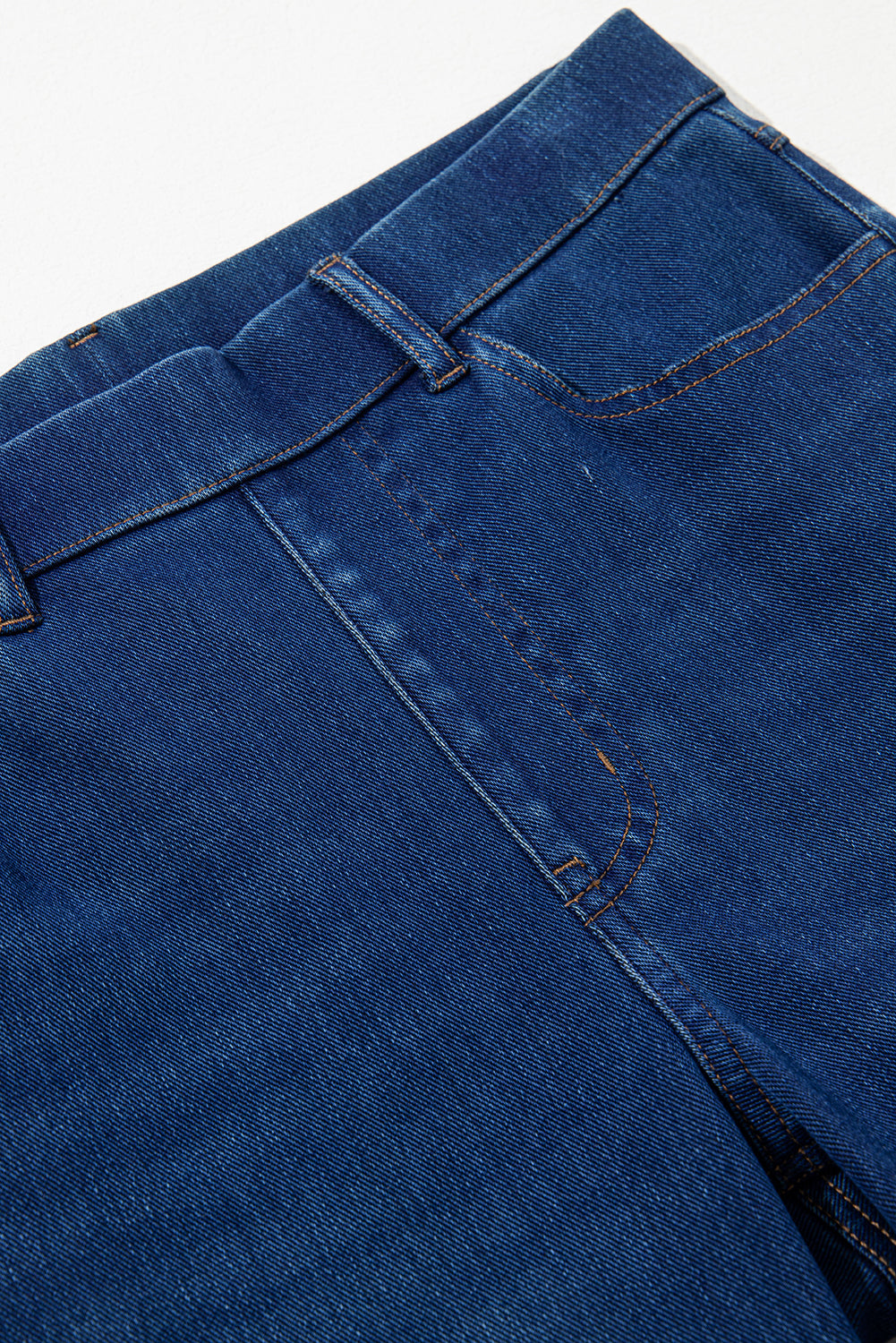 Blue Wash Knit Jeggings