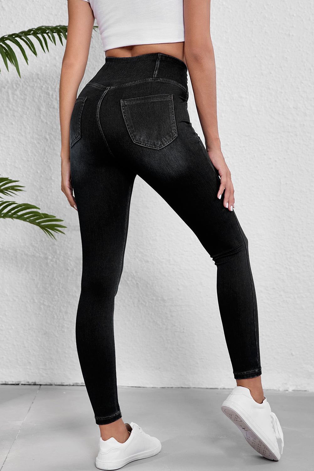 Black Slim Fit Jeggings