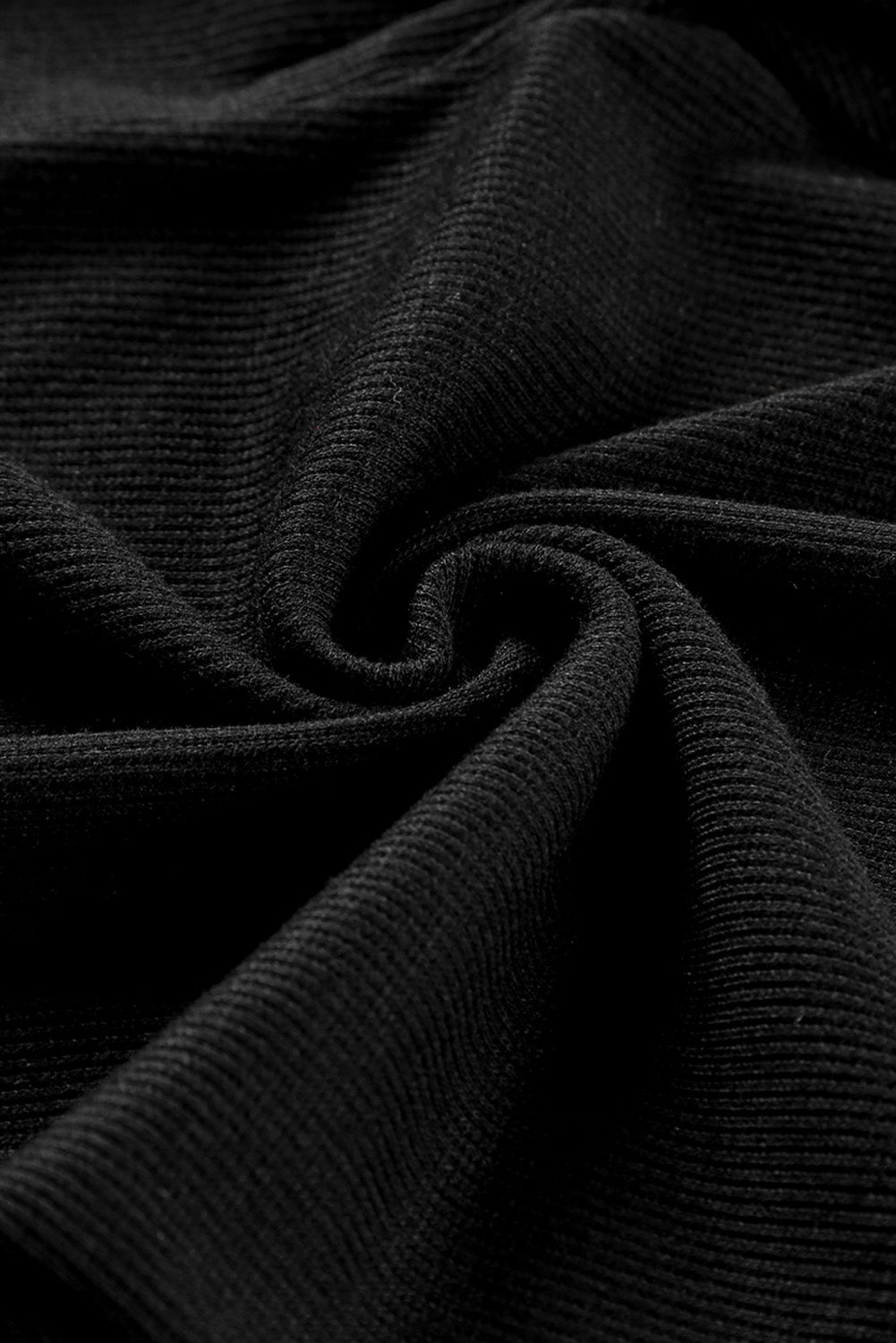 Black Rib Knit Leggings