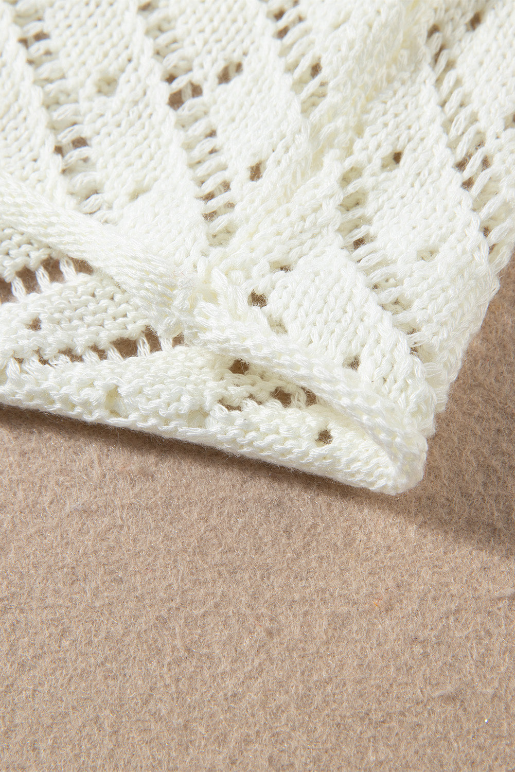 White Crochet 2 Piece Beach Dress