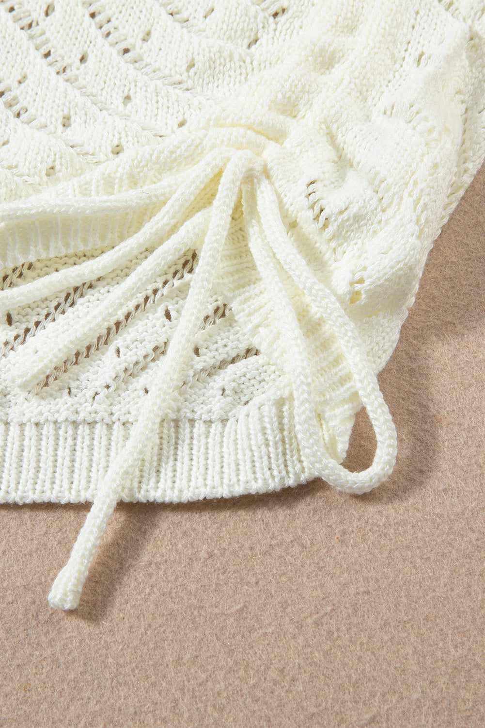 White Crochet 2 Piece Beach Dress