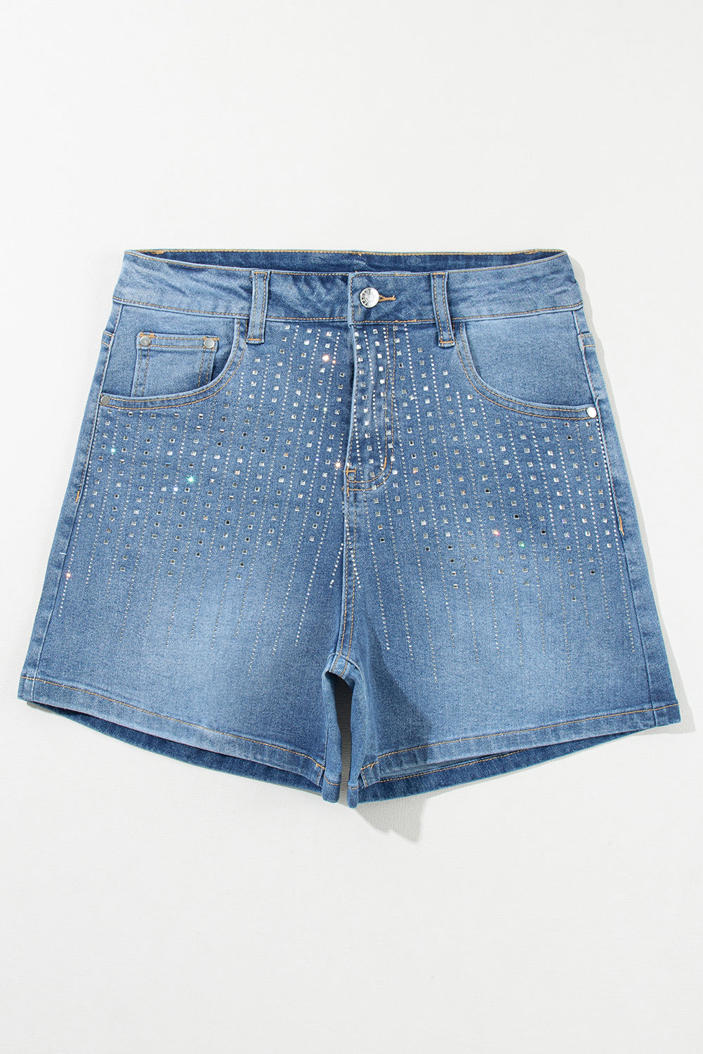 Ashleigh Blue Rhinestone Denim Shorts