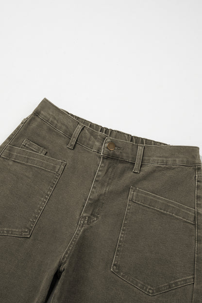 Ankle-length Barrel Jeans