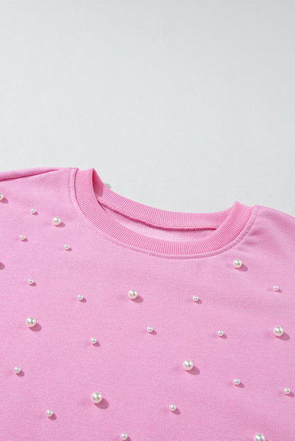 Pink Pearl Crew Neck Sweatshirt