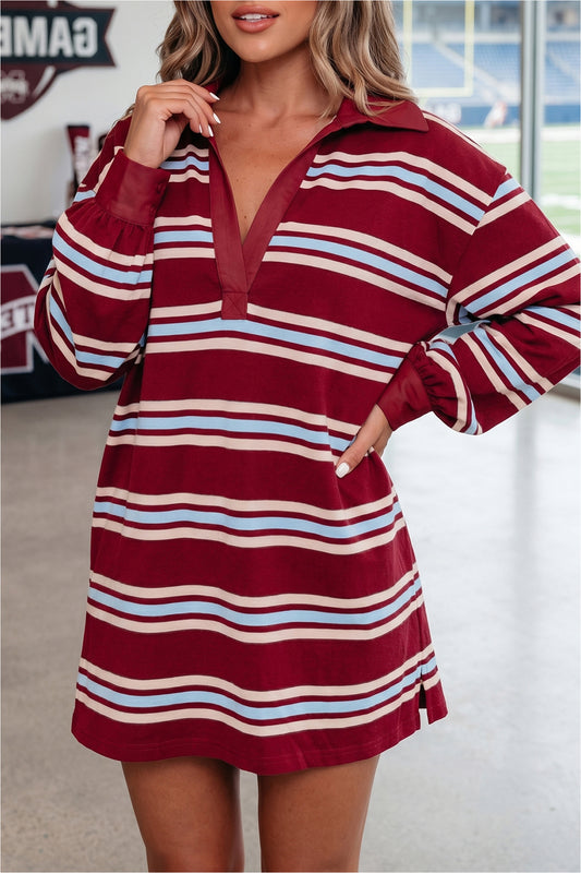 Red Retro Mini Dress