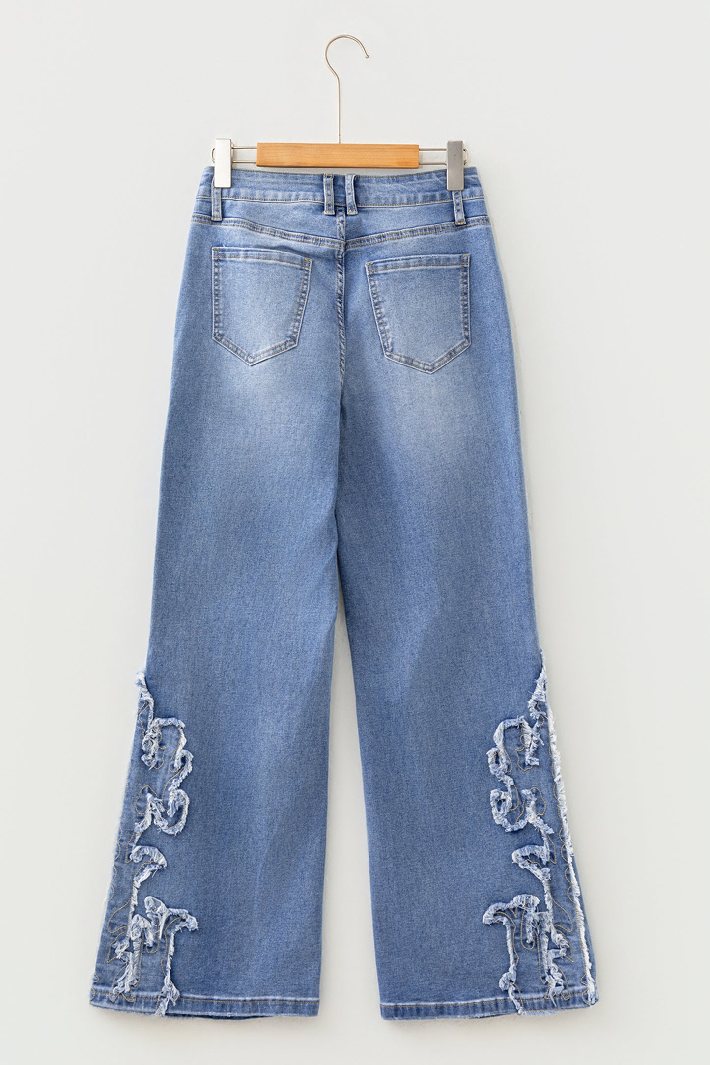 Ashleigh Blue Embroidered Flare Jeans