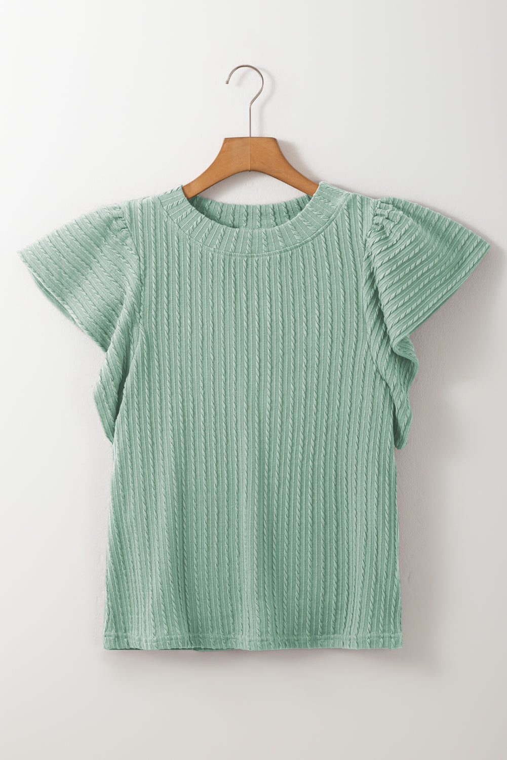 Jade Flutter Sleeve Top