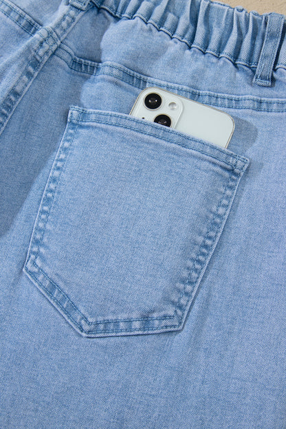 Ankle-length Barrel Jeans