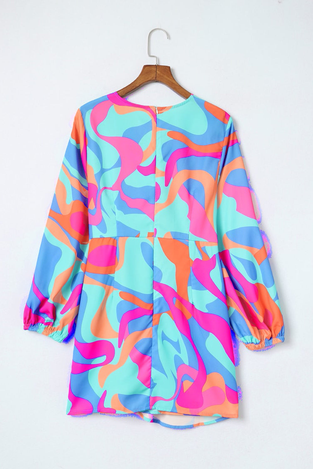 Multicolor Abstract Dress