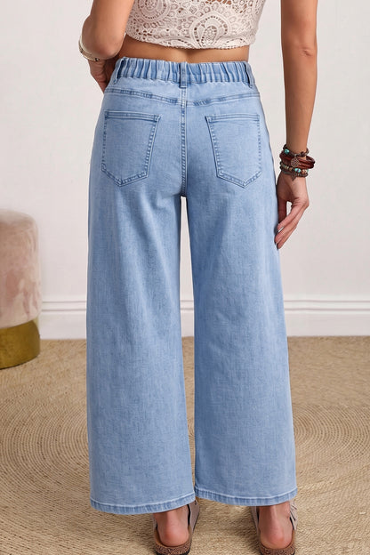 Ankle-length Barrel Jeans