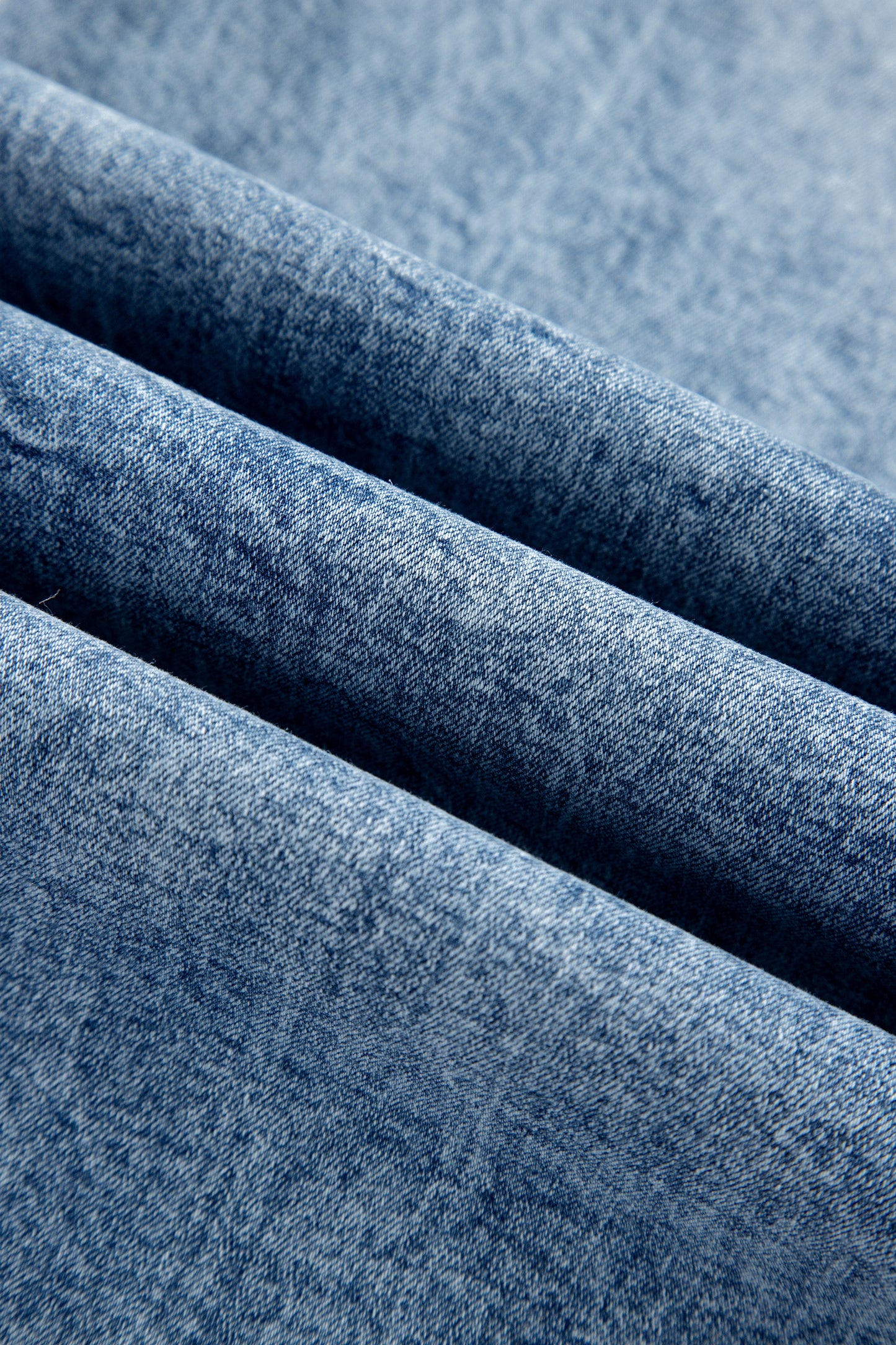 Blue Acid Wash Flare Jeans