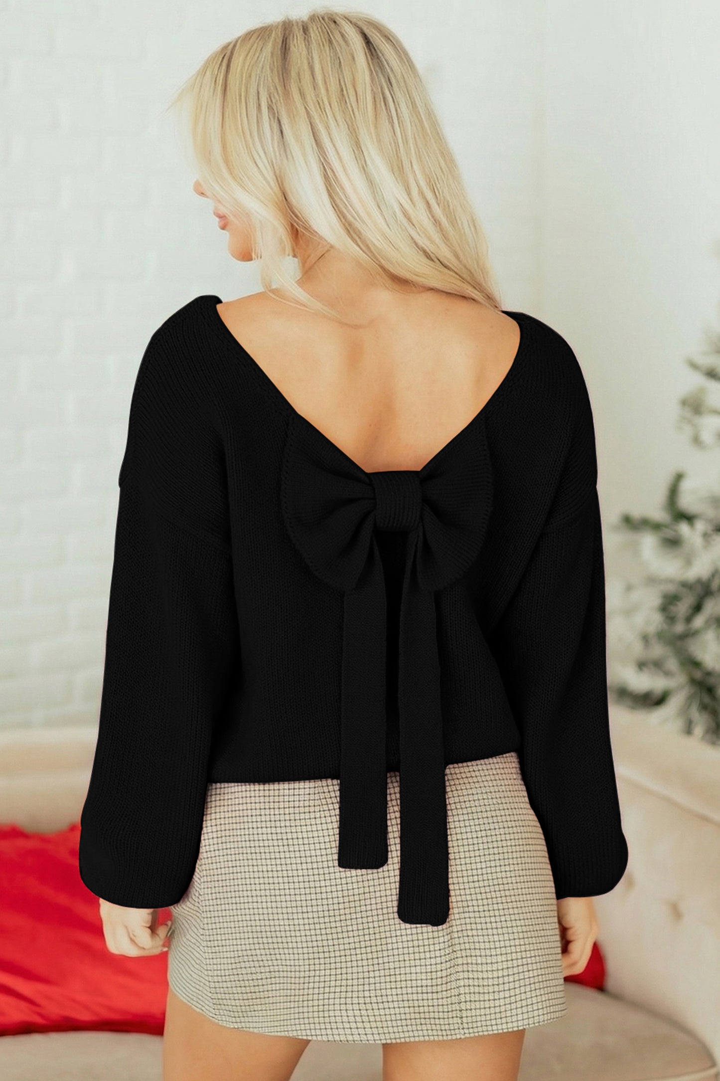 Bow Backless Jersey