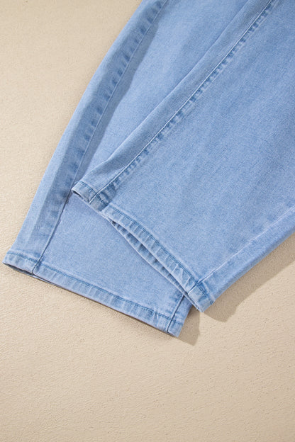Ankle-length Barrel Jeans