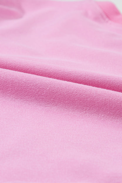 Pink Pearl Crew Neck Sweatshirt