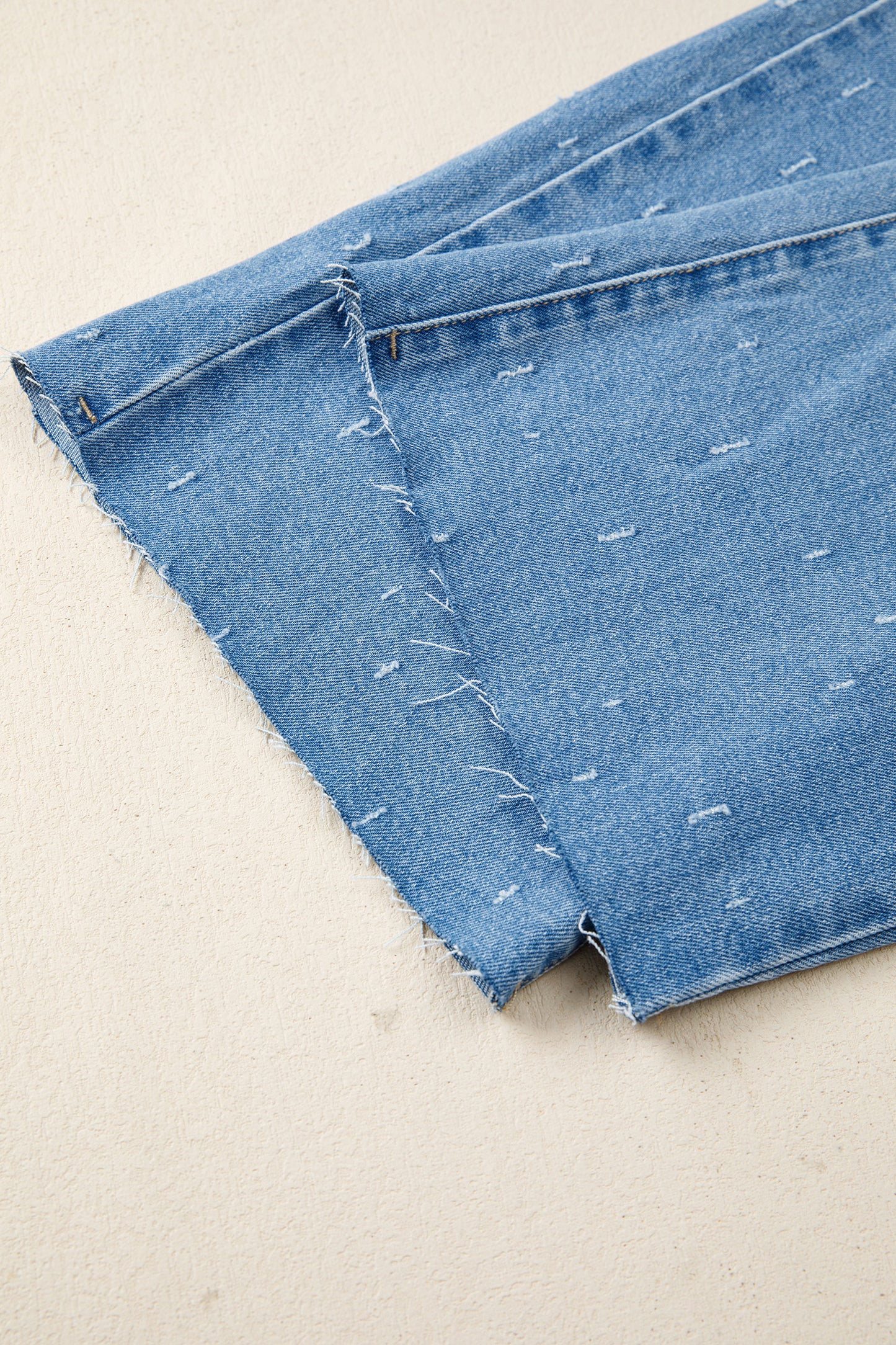 Mist Blue Distressed Jeans
