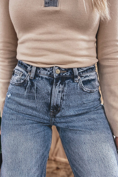 Ashleigh Blue Straight Loose Jeans