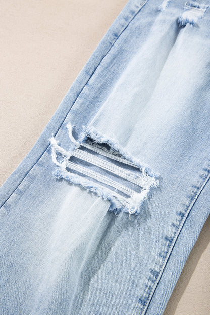 Beau Blue Light Wash Flare Jeans