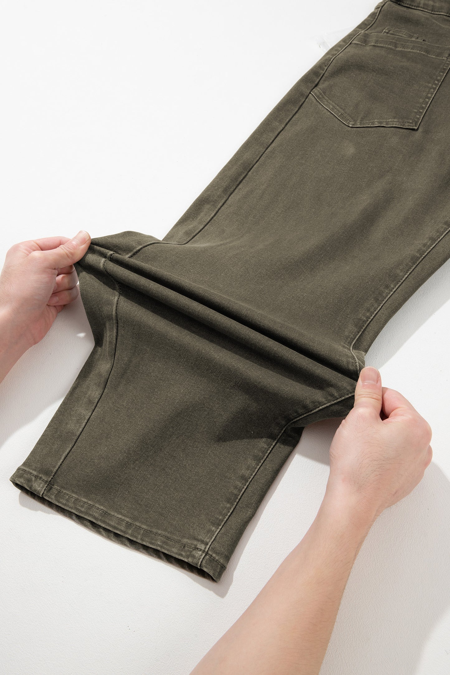 Ankle-length Barrel Jeans