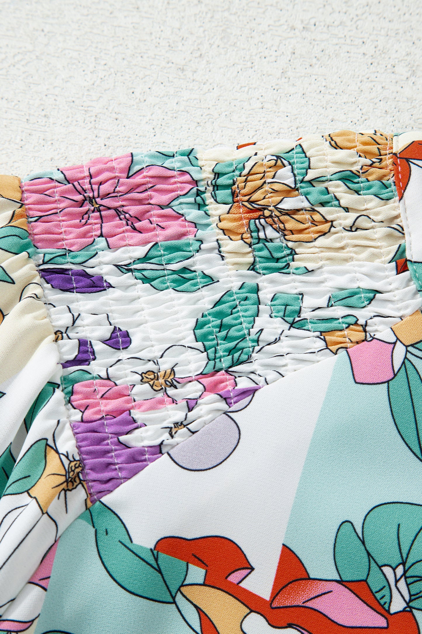 Pink Floral Print Long Sleeve Shirt