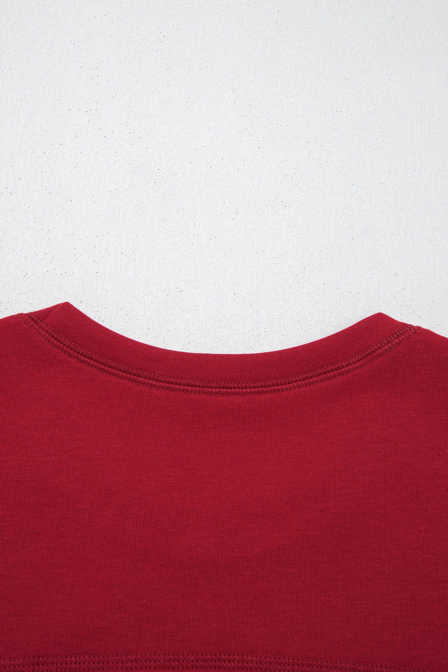 Red Boxy Tee and Barrel Pants Set