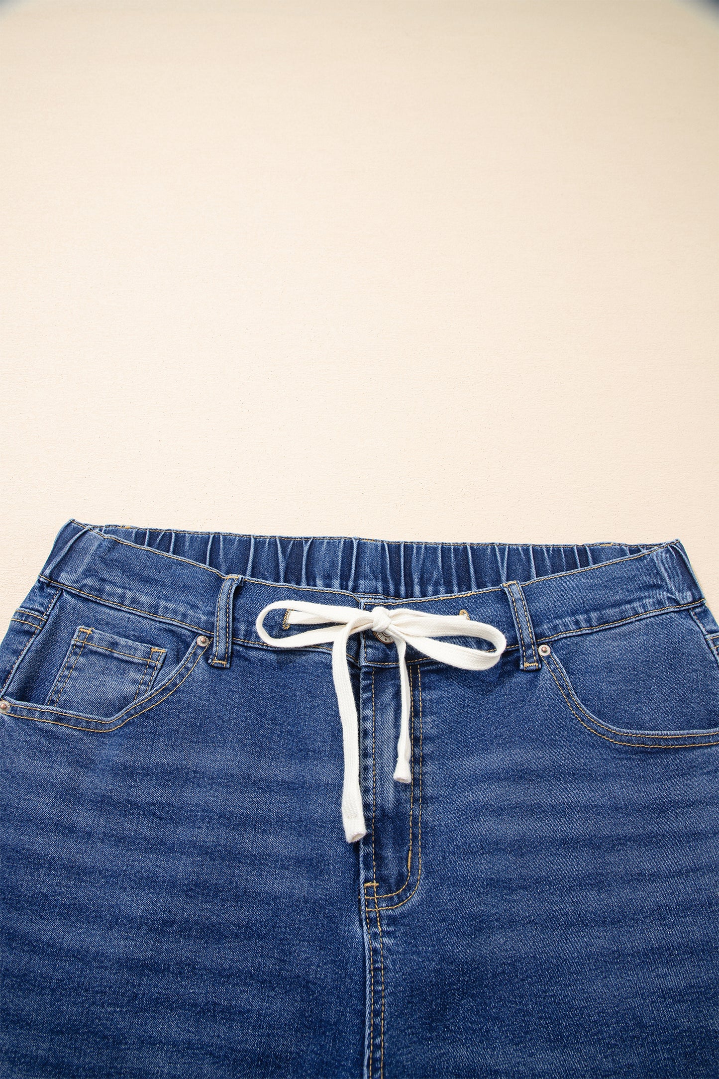 Dark Blue Acid Wash Plus Size Jeans