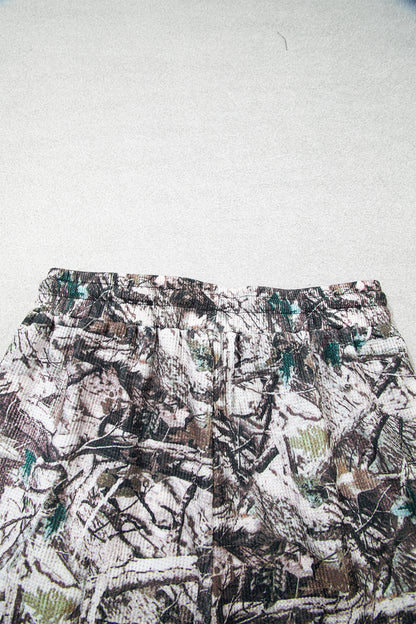 Camo Top & Shorts Two Piece Set