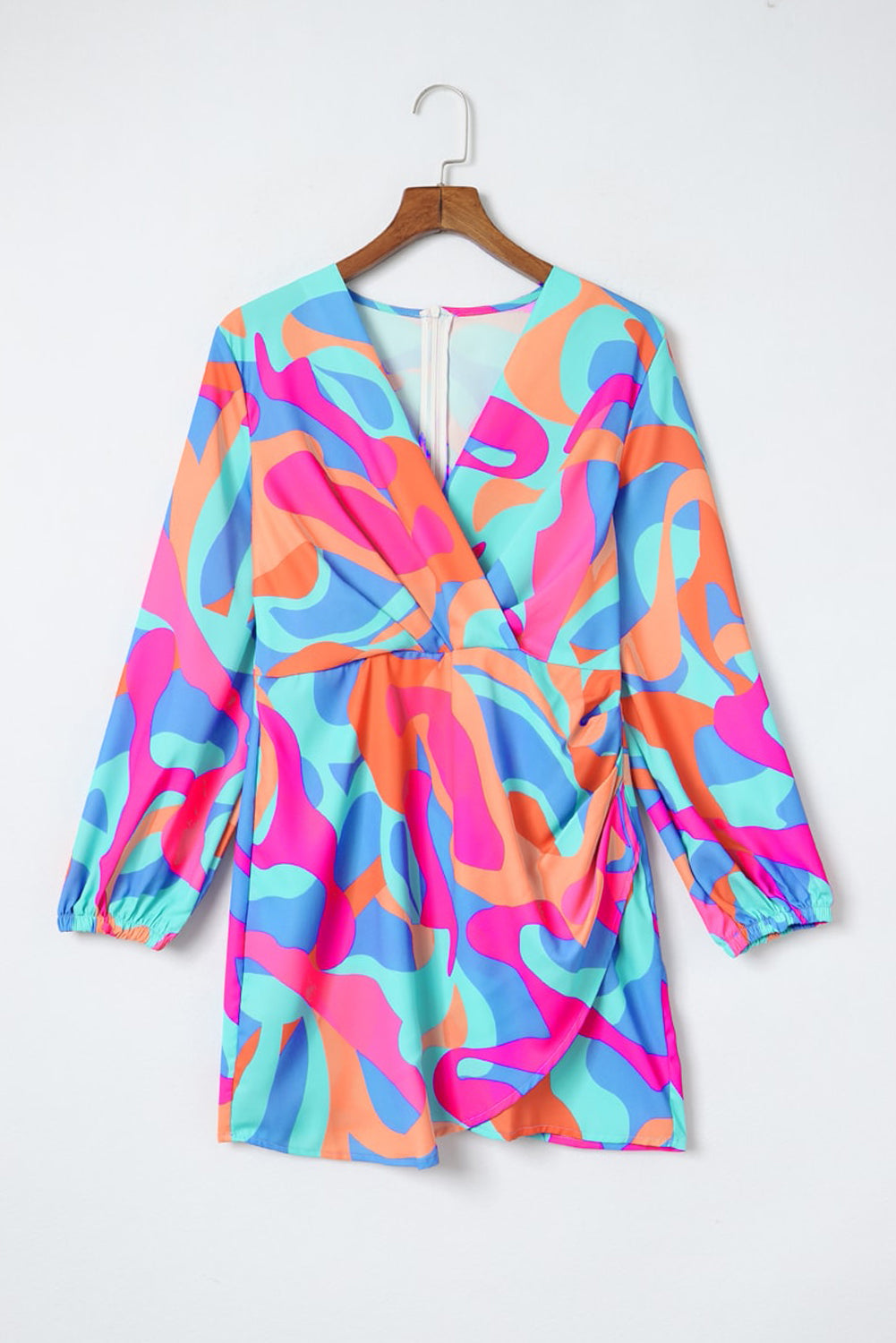 Multicolor Abstract Dress