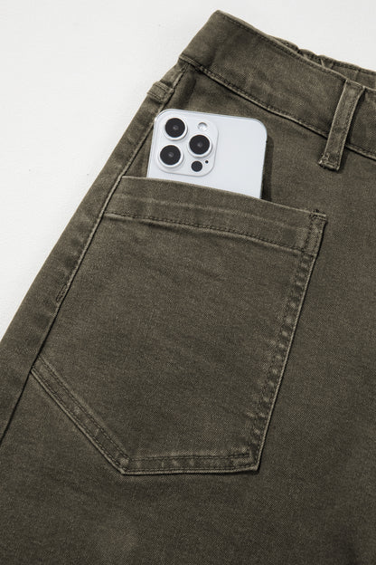 Ankle-length Barrel Jeans