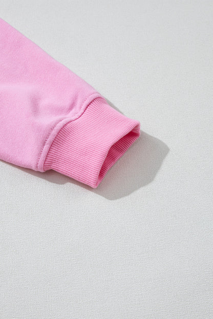 Pink Pearl Crew Neck Sweatshirt