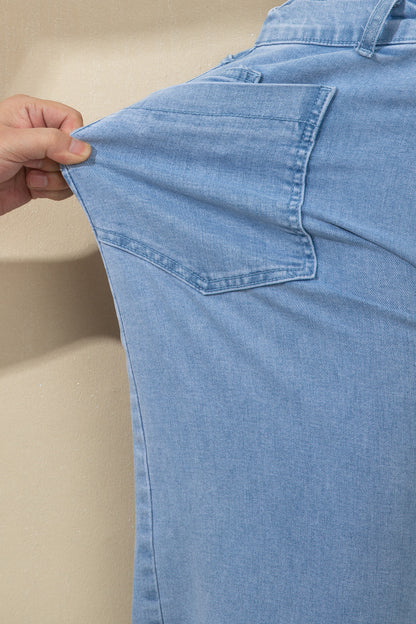 Ankle-length Barrel Jeans