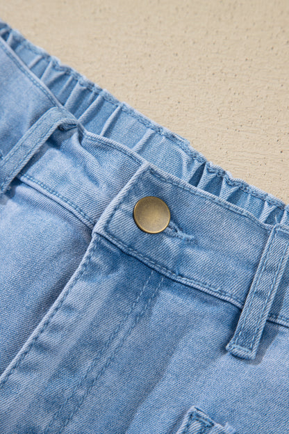 Ankle-length Barrel Jeans