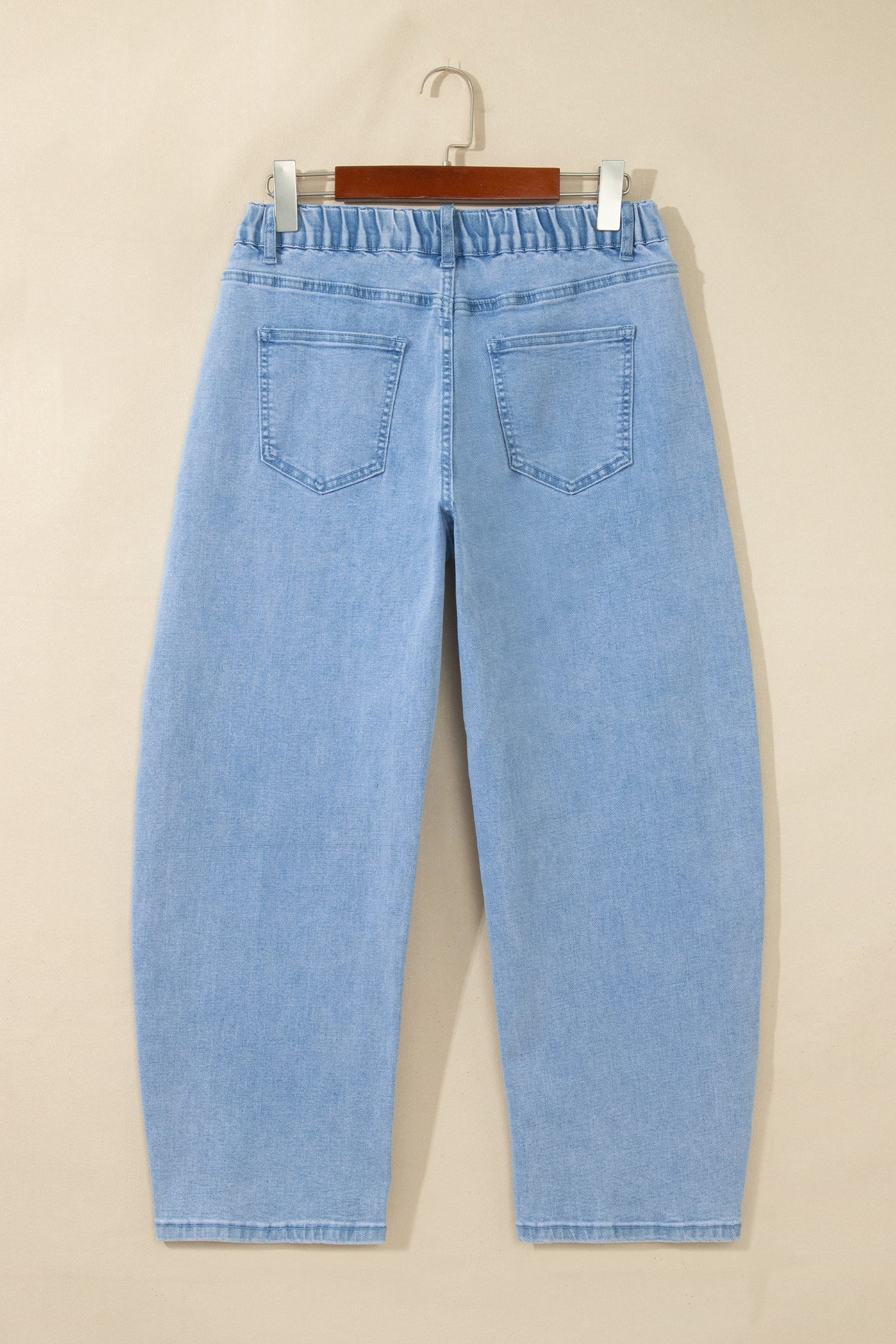 Ankle-length Barrel Jeans