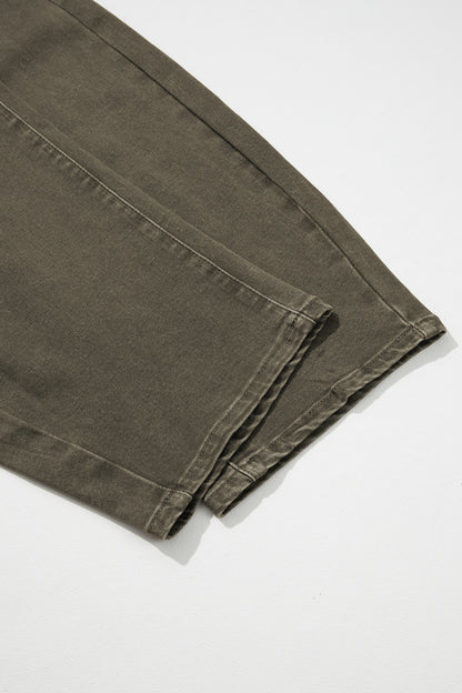 Ankle-length Barrel Jeans