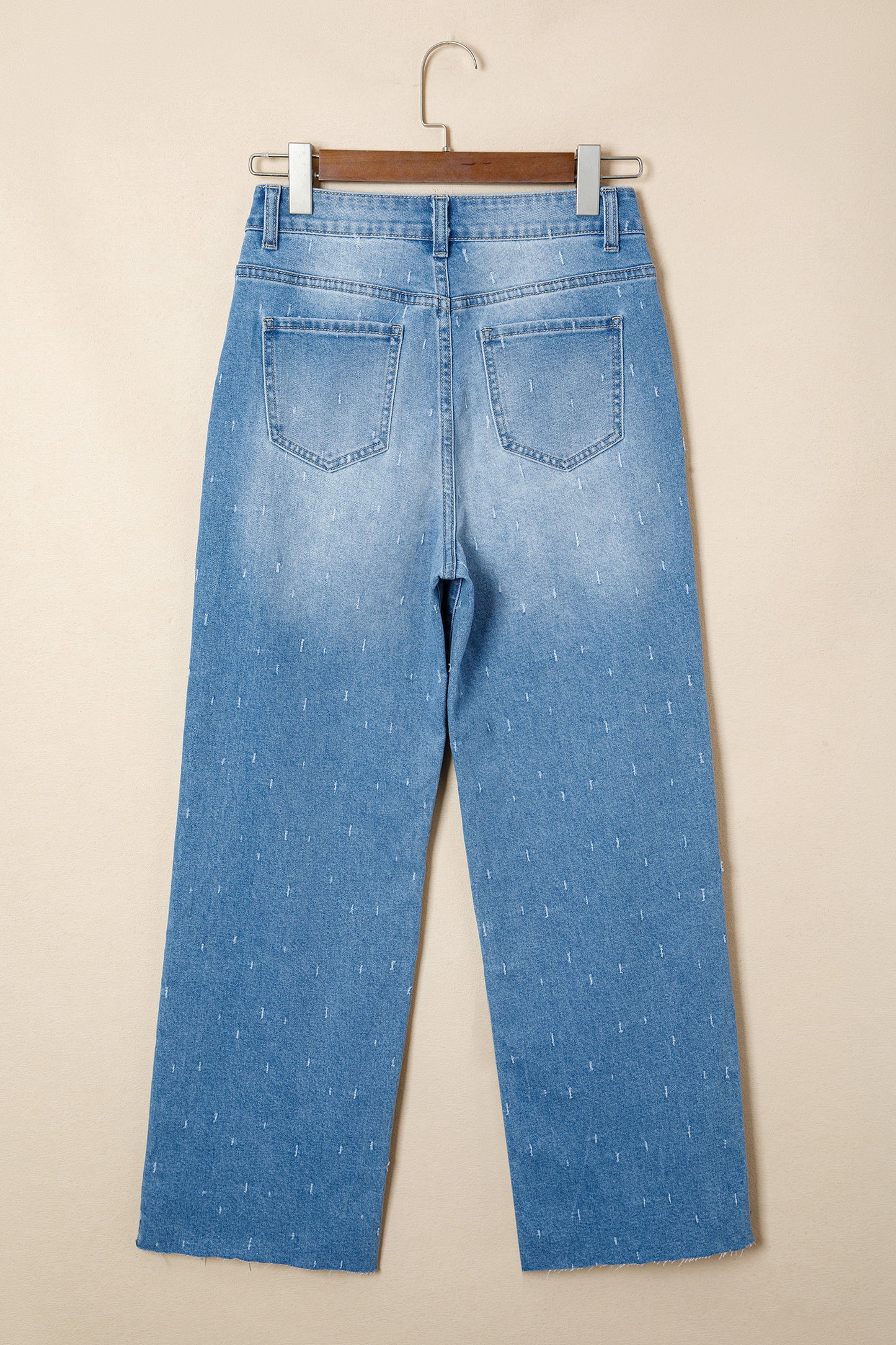 Mist Blue Distressed Jeans