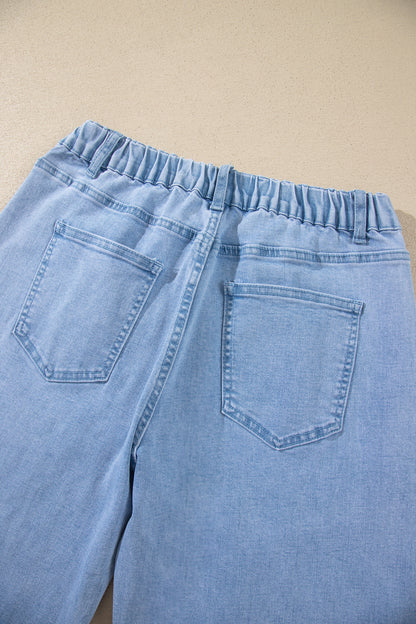 Ankle-length Barrel Jeans