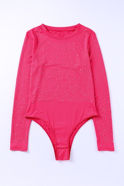 Rhinestone Long Sleeve Bodysuit